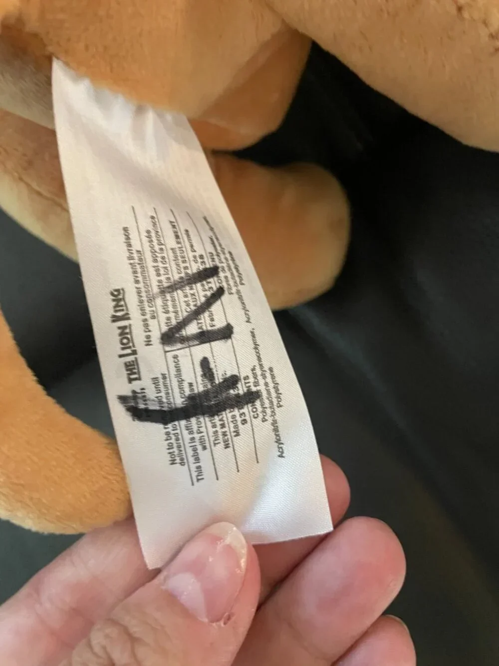 Disney Lion King On Broadway Baby Simba Plush W/ Moveable Arms and Legs 15